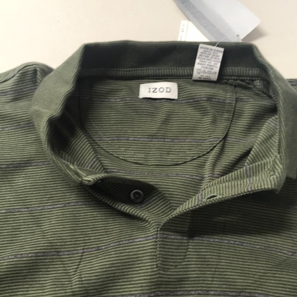 Izod Long sleeve button Men's pullover - Picture 6 of 8